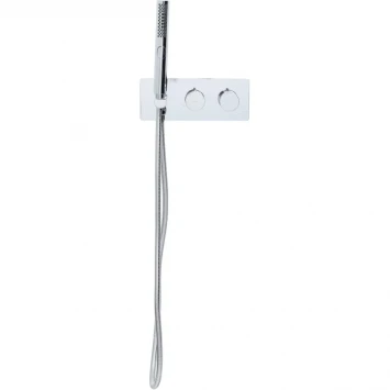 Смеситель для ванны Allen Brau Liberty 5.33009-00 встраиваемый, с душевым гарнитуром, хром