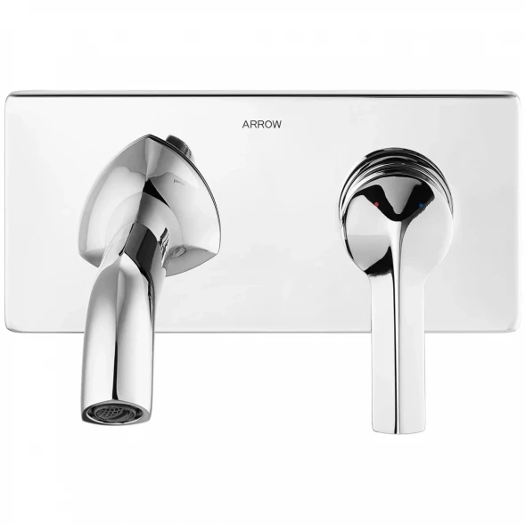 Смеситель для раковины Arrow AG4205CP встраиваемый, без донного клапана, хром