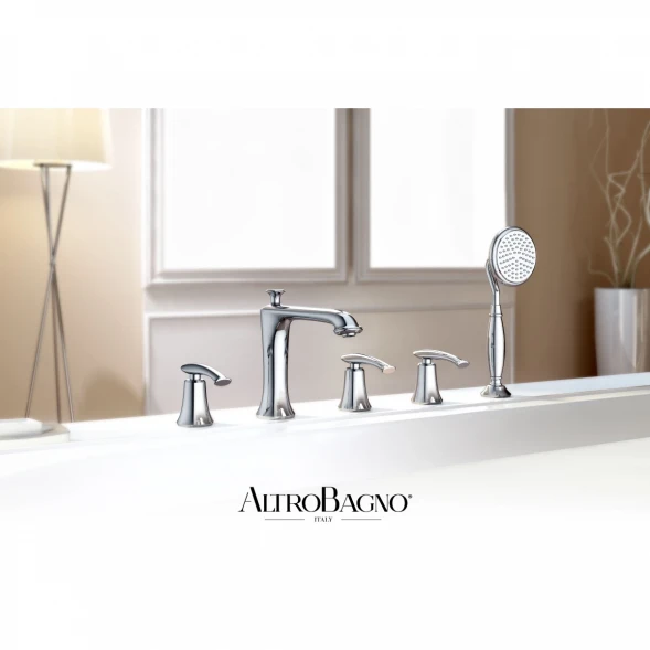 Смеситель на борт ванны AltroBagno Beatrice AltroBagnoBeatrice020104Cr