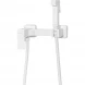 Гигиенический душ Hansberge Cubito H0077WW со смесителем, белый