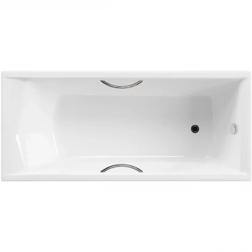 Ванна чугунная Delice Prestige DLR230624R 170x70 см, с отверстиями под ручки, белый