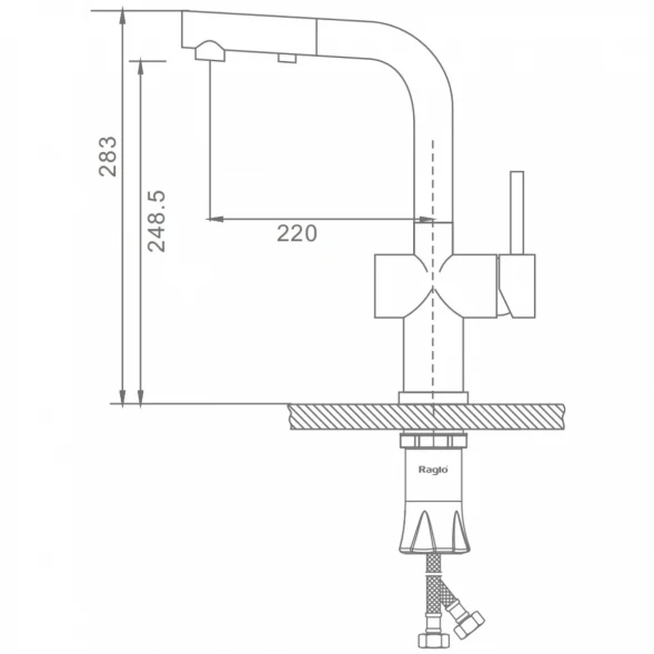 Смеситель для кухни Raglo R86.49.09