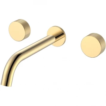 Смеситель для раковины Boheme Stick Touch 152-2-G.2 встраиваемый, золотой