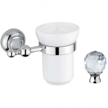 Стакан для зубных щеток Cezares Aphrodite APHRODITE-TUMS-01-Sw настенный, хром