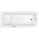 Акриловая ванна Whitecross Vibe 0105.170070.100.SMARTNANO.CR 169,5x70 см, с гидромассажем, белый