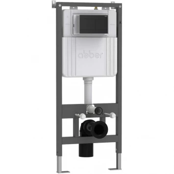 Кнопка смыва Abber AC0127MB для инсталляции, черный матовый