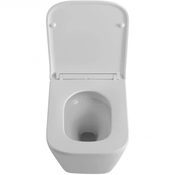 Унитаз подвесной BelBagno Ardente-R BB520CH-TOR/SC безободковый, торнадо, с сиденьем микролифт, белый
