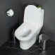 Унитаз-компакт BelBagno Lounge BB8618CPR-MN/SC безободковый, с сиденьем микролифт, белый