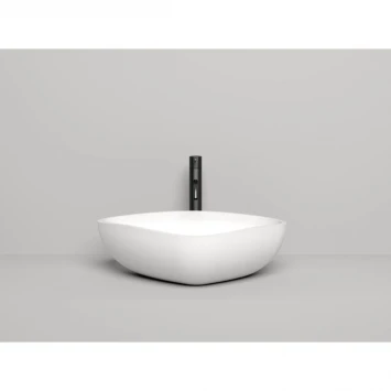 Раковина-чаша Salini S-Sense Gloria 06 1102106G 56x39,5 см, накладная, белый глянец