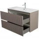 Тумба под раковину BelBagno Uno UNO-1200-2C-SO-СO 120 см, подвесная, бежевый матовый