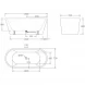 Акриловая ванна BelBagno BB71-1600-W0 160x75 см, отдельностоящая, белый