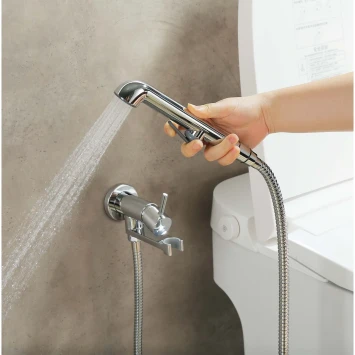 Гигиенический душ Aquatek Ника AQ1819CR со смесителем, хром