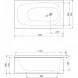 Акриловая ванна 130x70 см Cezares Eco ECO-130-70-40-W37