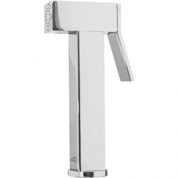 Гигиенический душ Hansberge Cubito H3077BC со смесителем, хром/черный матовый