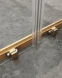 Душевой уголок Cezares Molveno MOLVENO-AH-2/1-170/90-C-BORO-IV 166,5x90 см, профиль золотой матовый, стекло прозрачное