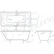 Ванна чугунная Delice Flex DLR230632R 180x85 см, с отверстиями под ручки, белый