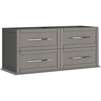 Тумба под раковину Cezares Tiffany 55244 123,6 см, подвесная, Grigio Nuvola