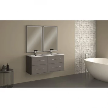Тумба под раковину Cezares Tiffany 55244 123,6 см, подвесная, Grigio Nuvola