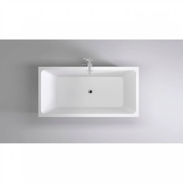 Акриловая ванна Black &amp; White Swan 110SB00 160x80 см, отдельностоящая, белый