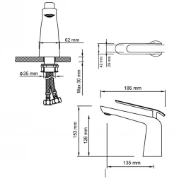 Смеситель для раковины Timo Olivia 3261/00-16F