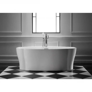 Акриловая ванна BelBagno BB403-1700-850 170x85 см, отдельностоящая, белый