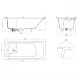 Ванна из литьевого мрамора Salini S-Sense Orlanda Kit 102112G 180x80 см, белый глянец
