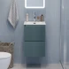 Тумба под раковину BelBagno Uno UNO-MINI-400-2C-SO-AO 40 см, подвесная, голубой матовый