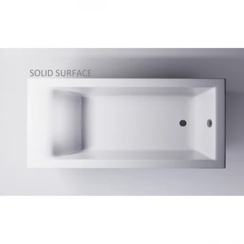 Ванна из литьевого мрамора Astra-Form Нейт Solid Surface 01010051 170x80 см, белый матовый