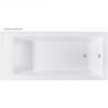Ванна из литьевого мрамора Astra-Form Нейт Solid Surface 01010051 170x80 см, белый матовый