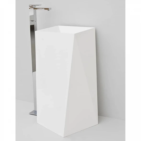 Раковина напольная 52x52 см Artceram Sharp OSL008 01 00 bi