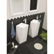 Раковина напольная 52x52 см Artceram Sharp OSL008 01 00 bi