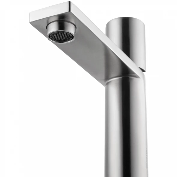 Смеситель для раковины Wonzon &amp; Woghand WW-101-BS никель матовый