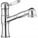 Смеситель для кухни Emmevi Laguna 40065/CR с выдвижным изливом, хром