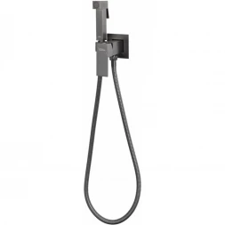 Гигиенический душ Hansberge Cubito H3077BG со смесителем, графит