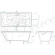 Ванна чугунная Delice Flex DLR230632R-AS 180x85 см, с отверстиями под ручки, антискользящим покрытием, белый