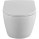 Унитаз подвесной BelBagno Uno 2.0 BB7306CHR/SC безободковый, с сиденьем микролифт, белый