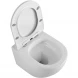 Унитаз подвесной BelBagno Uno 2.0 BB7306CHR/SC безободковый, с сиденьем микролифт, белый