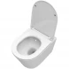 Унитаз подвесной BelBagno Tre BB5180CH-TOR/SC безободковый, торнадо, с сиденьем микролифт, белый