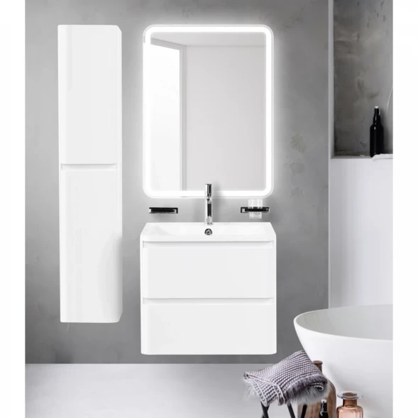 Тумба Bianco Lucido 59,6 см BelBagno Albano ALBANO-600-2C-SO-BL