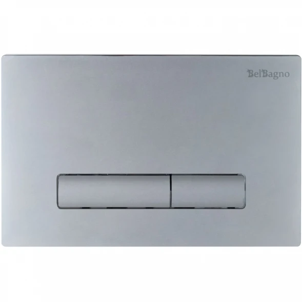 Кнопка смыва BelBagno Genova BB020-GV-CHROME.M для инсталляции, матовый хром