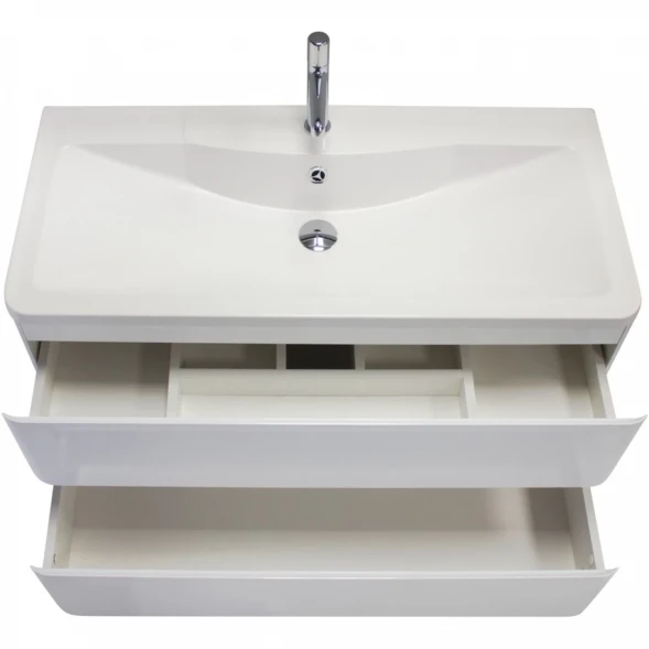 Тумба Bianco Lucido 89,6 см BelBagno Albano ALBANO-900-2C-SO-BL
