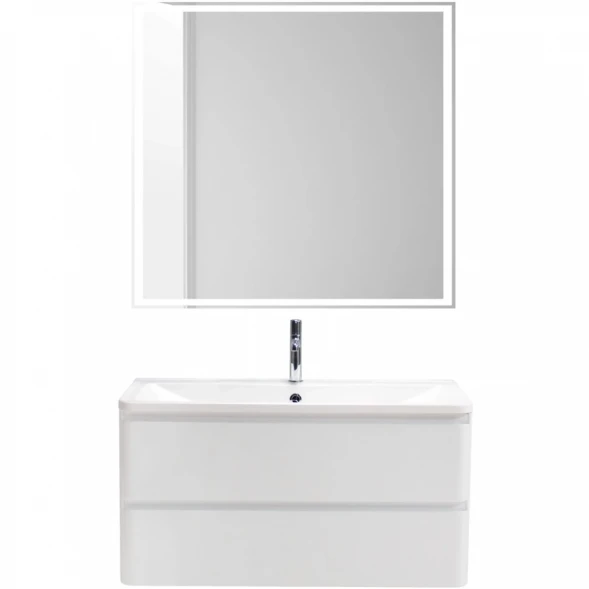 Тумба Bianco Lucido 89,6 см BelBagno Albano ALBANO-900-2C-SO-BL