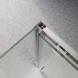 Душевой уголок BelBagno Luce LUCE-AH-1-140/90-C-Cr 140x90 см, профиль хром, стекло прозрачное