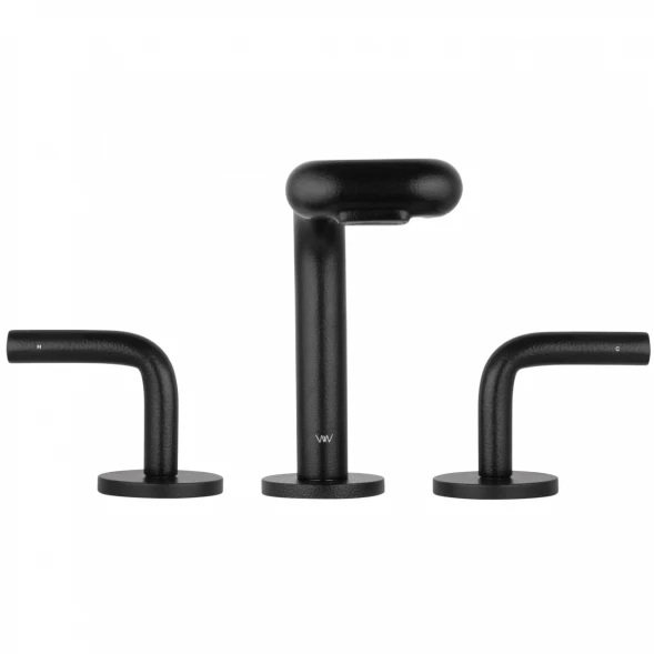 Смеситель для раковины Wonzon &amp; Woghand Loop WW-131-00-508 черный матовый