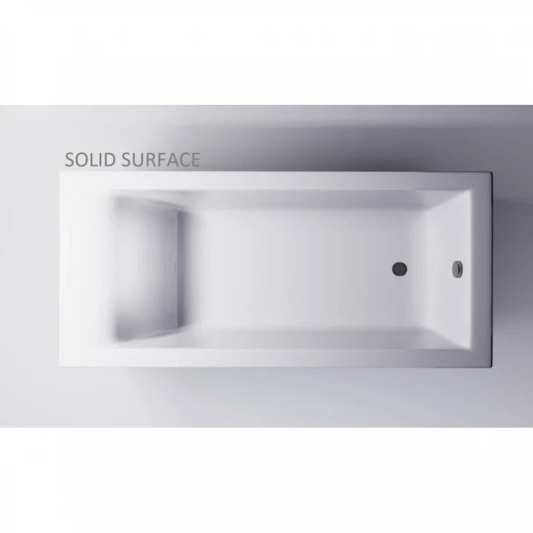 Ванна из литьевого мрамора Astra-Form Нейт Solid Surface 01010053 150x70 см, белый матовый