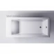 Ванна из литьевого мрамора Astra-Form Нейт Solid Surface 01010053 150x70 см, белый матовый