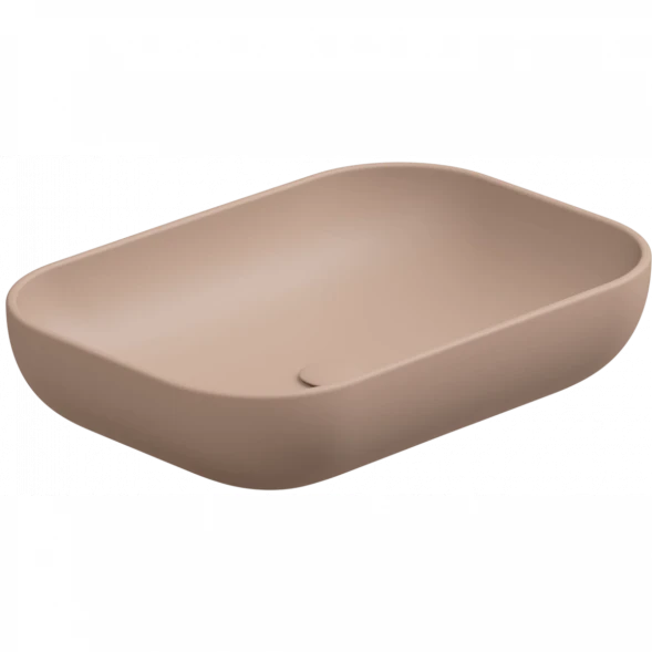 Раковина-чаша GSG Easy EALAVRE60032 60x42 см, накладная, бежевый матовый