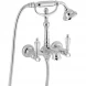 Смеситель для ванны Emmevi The One Atena 98011LCSW/CR с душевым гарнитуром, хром