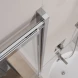 Шторка на ванну Cezares Slider SLIDER-VF-11-100/150-C-Cr 99 см, профиль хром, стекло прозрачное