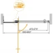 Душевая дверь 80-90 см Cezares SLIDER-B-1-80/90-C-NERO прозрачное